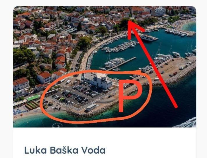 Apartment Narda Baska Voda Bagian luar foto